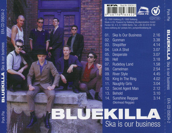 Bluekilla : Ska Is Our Business (CD, Album)