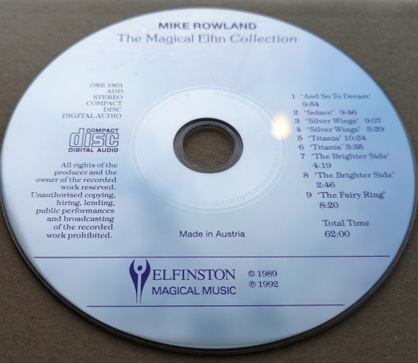 Mike Rowland (2) : The Magical Elfin Collection (CD, Comp)