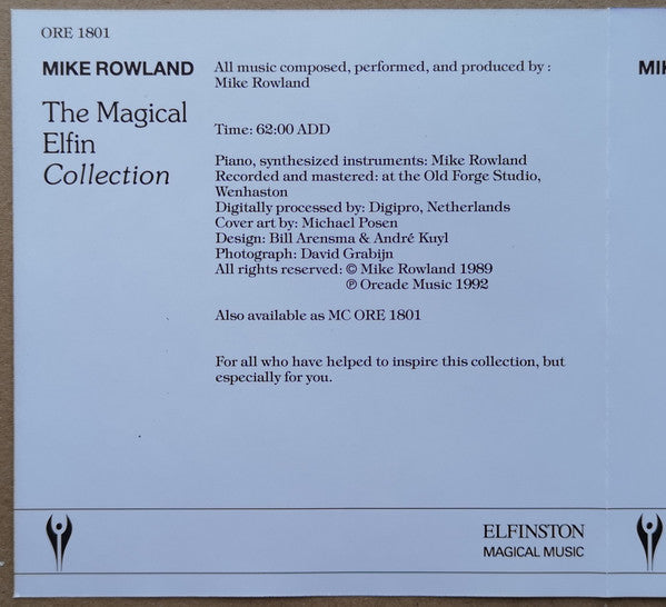 Mike Rowland (2) : The Magical Elfin Collection (CD, Comp)