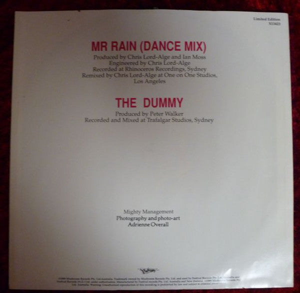 Ian Moss : Mr Rain (12", Ltd)