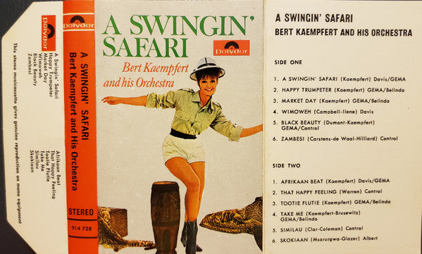 Bert Kaempfert And His Orchestra* : A Swingin' Safari (Cass, Album)