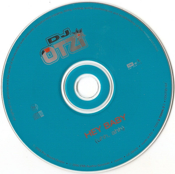 DJ Ötzi : Hey Baby (Uhh, Ahh) (CD, Single)