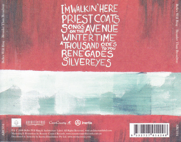 Belles Will Ring : Broader Than Broadway (CD, MiniAlbum)
