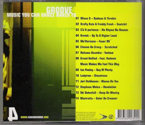 Various : Groove4 - Music You Can Dance Naked To (CD, Comp)
