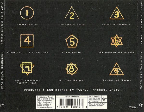 Enigma : The Cross Of Changes (CD, Album)