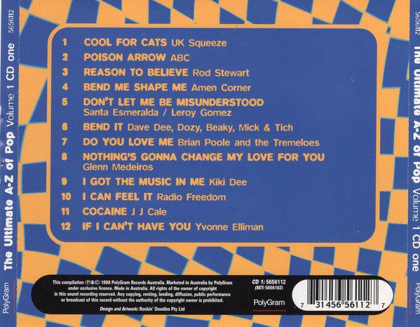 Various : The Ultimate A-Z Of Pop (Volume 1, CD 1) (CD, Comp)