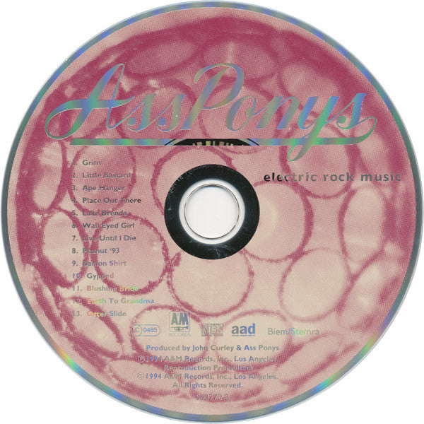 Ass Ponys : Electric Rock Music (CD, Album)
