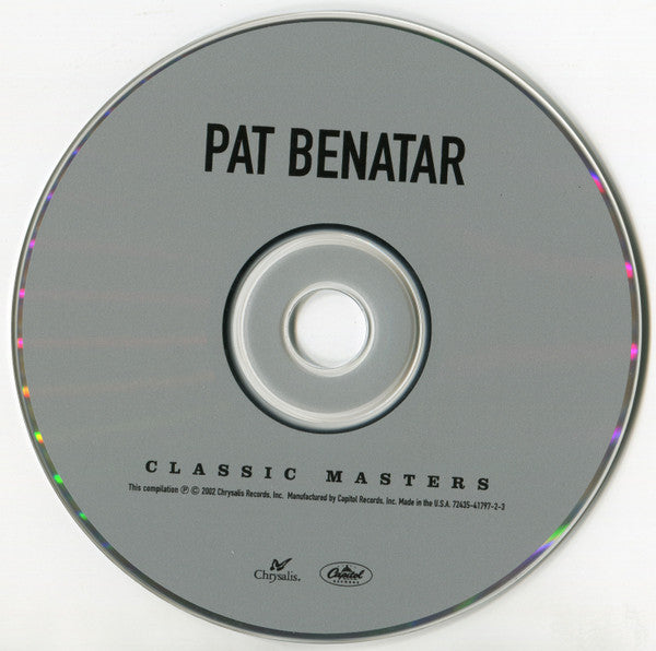 Pat Benatar : Classic Masters (CD, Comp, RM)