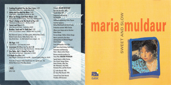 Maria Muldaur : Sweet And Slow (CD, Album, RE)