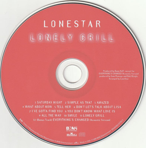 Lonestar (3) : Lonely Grill (CD, Album)
