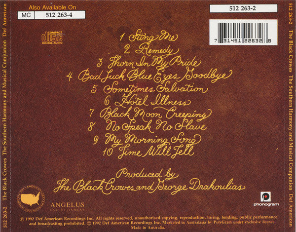 The Black Crowes : The Southern Harmony And Musical Companion (CD, Album)