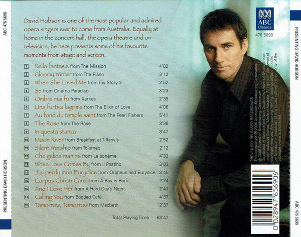 David Hobson : Presenting David Hobson (CD, Comp)