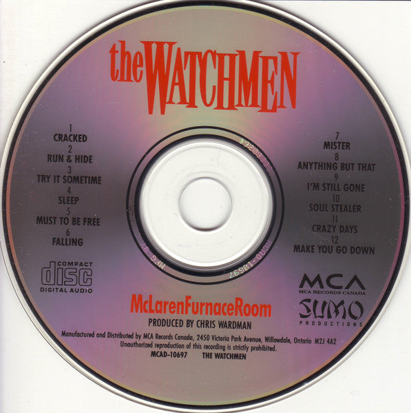 The Watchmen (2) : McLarenFurnaceRoom (CD, Album)