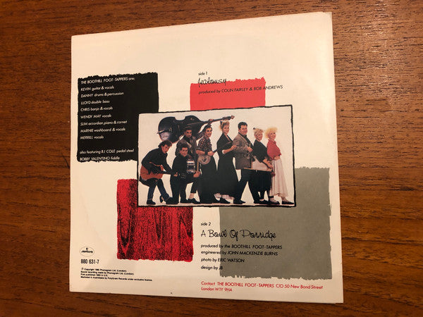 Boothill Foot Tappers : Jealousy (7", Single)
