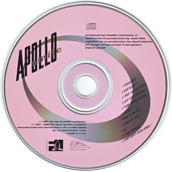 Apollo Smile : Apollo Smile (CD, Album)
