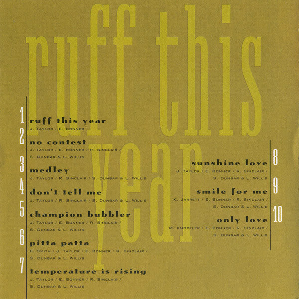 Chaka Demus and Pliers* : Ruff This Year (CD, Album)