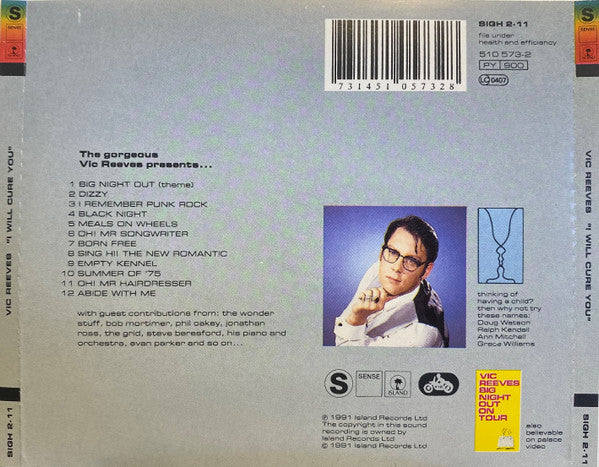 Vic Reeves : I Will Cure You (CD, Album)