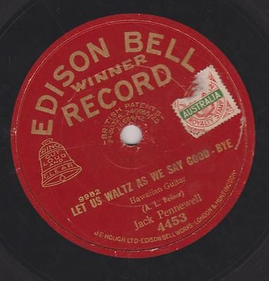 Jack Pennewell* : Sometime / Let Us Waltz As We Say Goodbye (Shellac, 10")