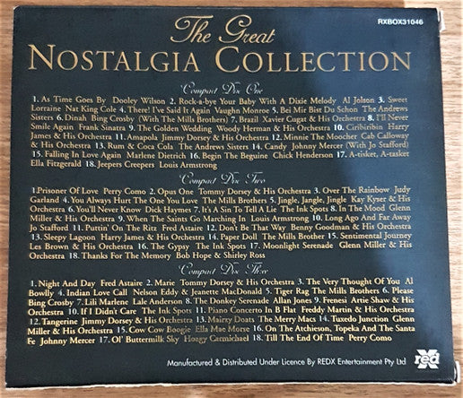 Various : The Great Nostalgia Collection (3xCD, Comp + Box)
