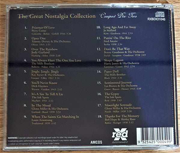 Various : The Great Nostalgia Collection (3xCD, Comp + Box)