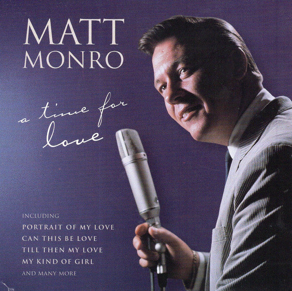 Matt Monro : A Time For Love (CD, Comp)
