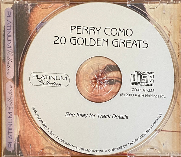 Perry Como : 20 Golden Greats (CD, Comp)