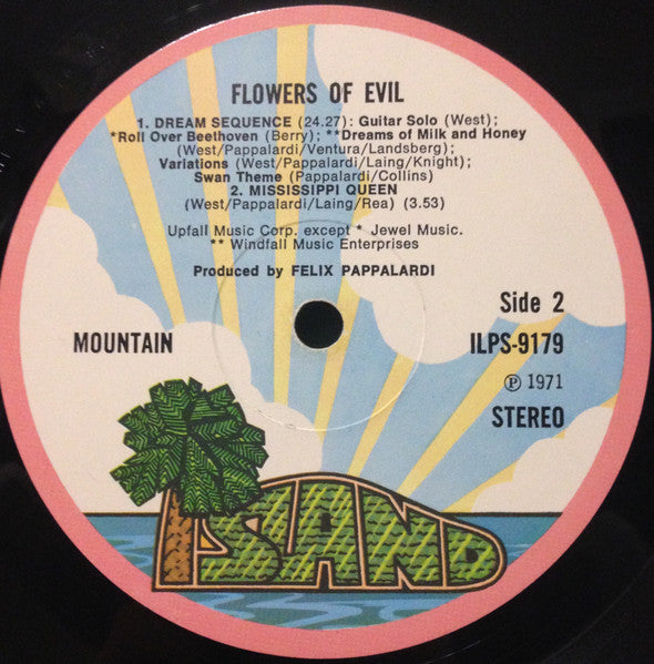 Mountain : Flowers Of Evil (LP, Album)