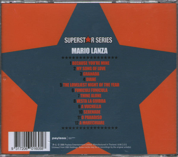 Mario Lanza : Superstar Series (CD, Comp)