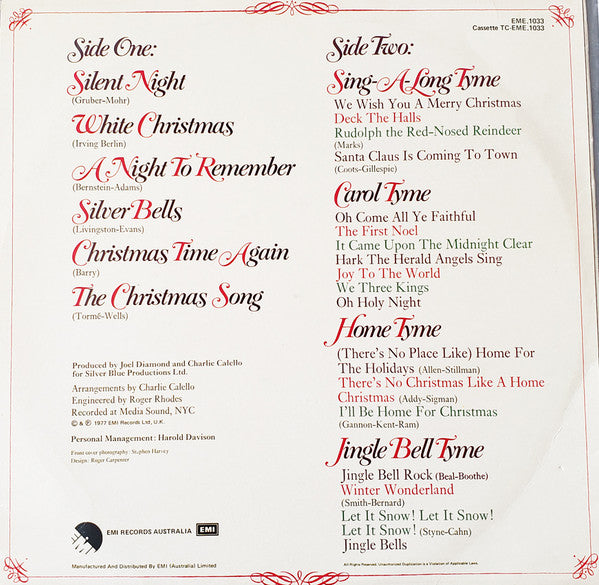Engelbert Humperdinck : Christmas Tyme (LP, Album)