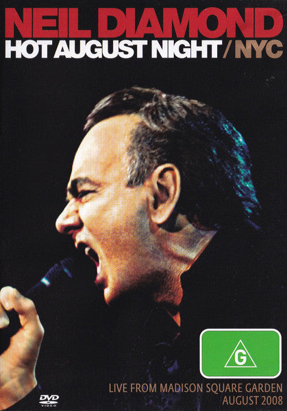 Neil Diamond : Hot August Night / NYC (Live From Madison Square Garden August 2008) (DVD-V, NTSC)