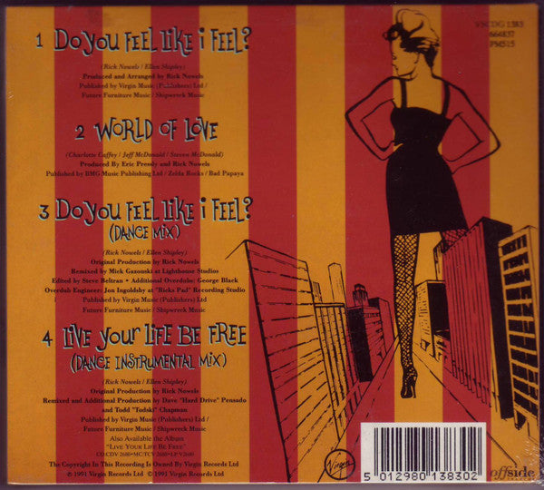 Belinda Carlisle : Do You Feel Like I Feel? (CD, Single)
