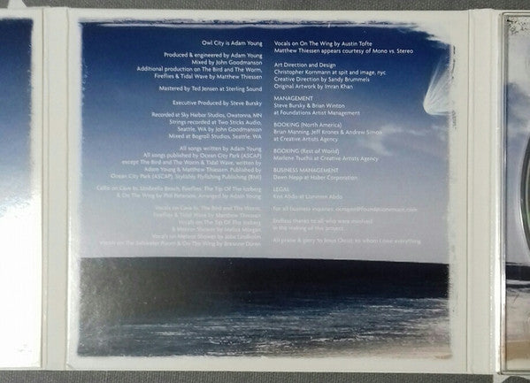 Owl City : Ocean Eyes (CD, Album, Dig)