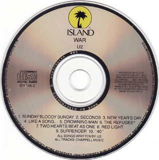 U2 : War (CD, Album, RE, Dis)