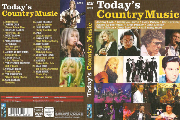 Various : Today's Country Music (DVD-V, PAL)