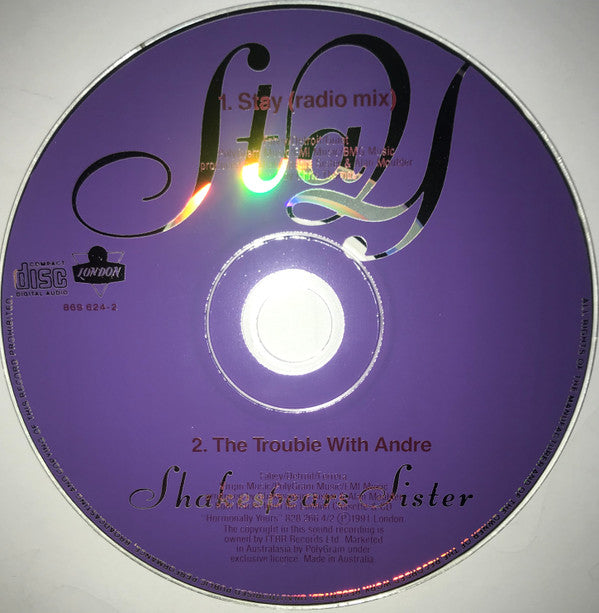 Shakespears Sister* : Stay (CD, Single)