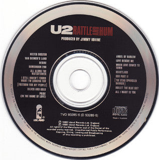 U2 : Rattle And Hum (CD, Album)