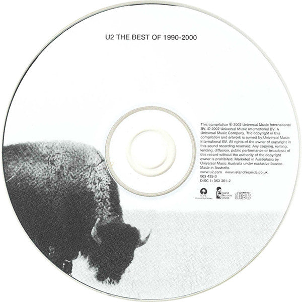 U2 : The Best Of 1990-2000 & B-Sides (2xCD, Comp, Ltd + DVD-V, Promo, PAL)