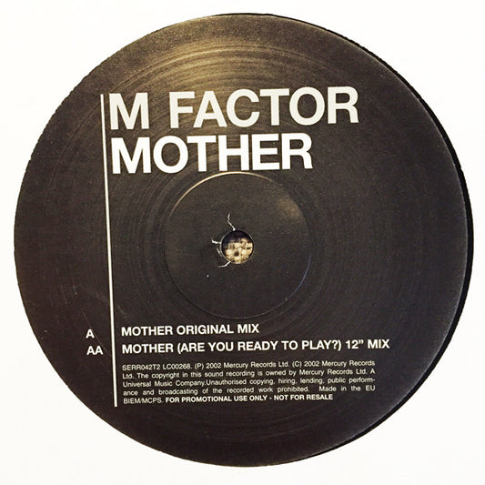 M Factor : Mother (12", Promo)
