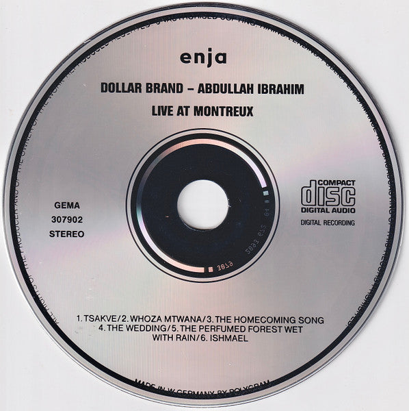 Dollar Brand : Live At Montreux (CD, Album, RE)