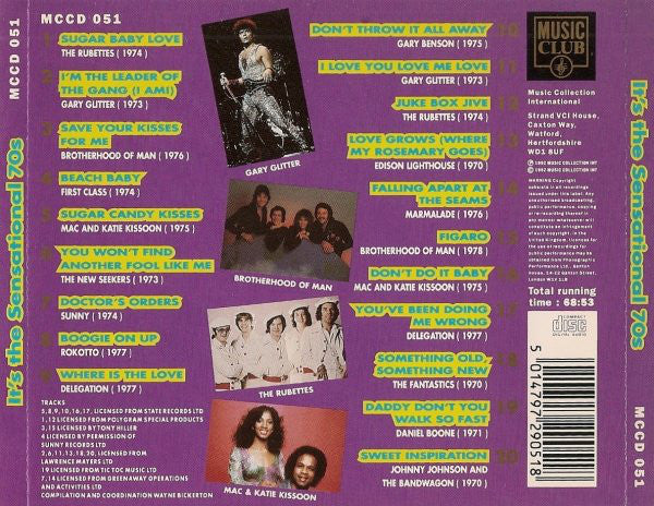 Various : It's The Sensational 70s (CD, Comp)