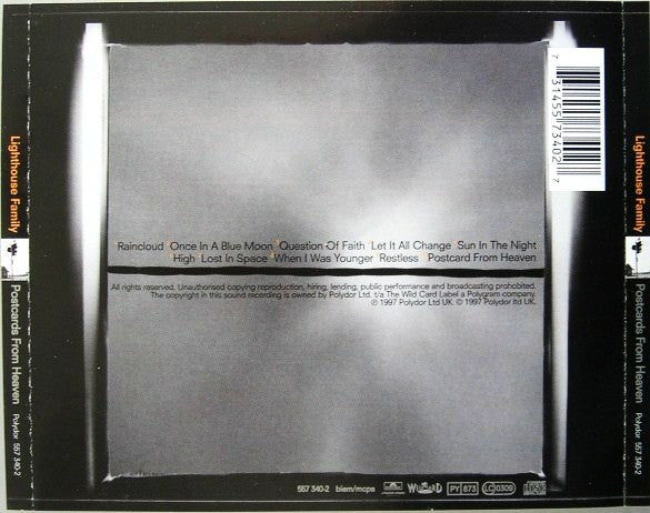 Lighthouse Family : Postcards From Heaven (CD, Album + CD, Bon + Ltd)