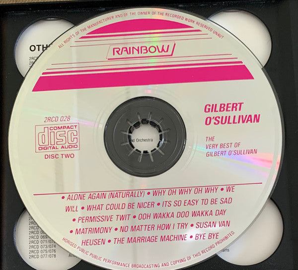 Gilbert O'Sullivan : The Best Of Gilbert O'Sullivan (2xCD, Comp)