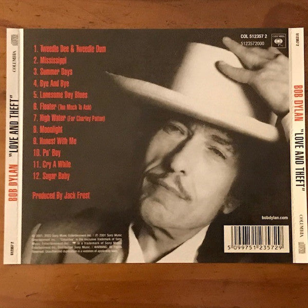 Bob Dylan : "Love And Theft" (CD, Album)