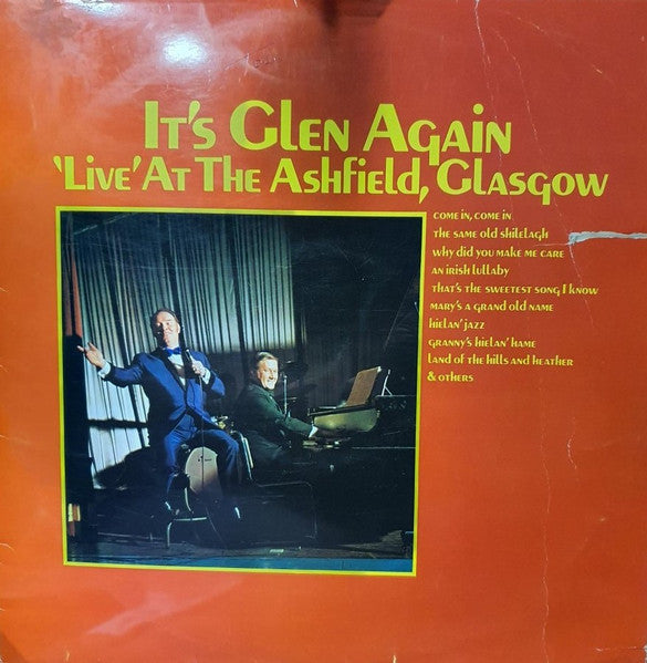 Glen Daly : It's Glen Again 'Live' At The Ashfield, Glasgow (LP, Album)