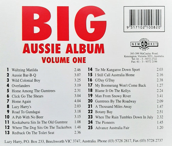 Lazy Harry : Big Aussie Album - Volume One (CD, Album)
