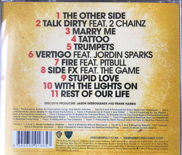 Jason Derulo : Tattoos (CD, Album)
