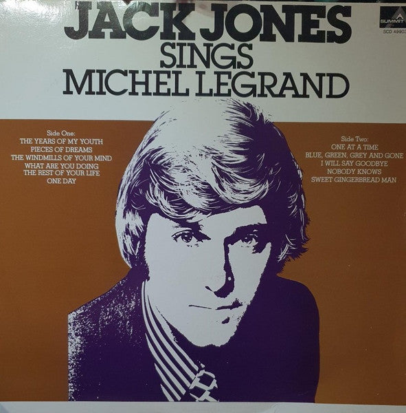 Jack Jones : Sings Michel Legrand (LP, Album, RE)