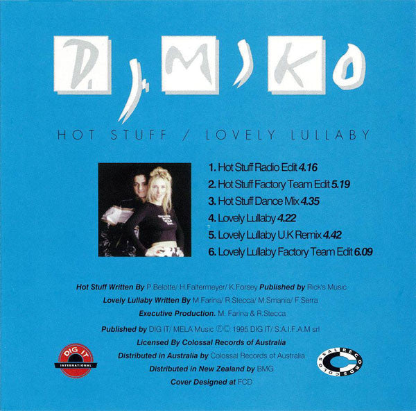 D.J. Miko* : Hot Stuff / Lovely Lullaby (CD, Maxi)
