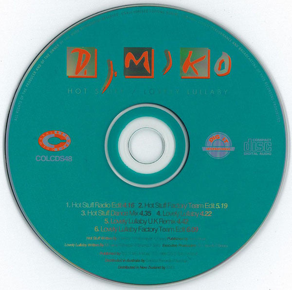 D.J. Miko* : Hot Stuff / Lovely Lullaby (CD, Maxi)