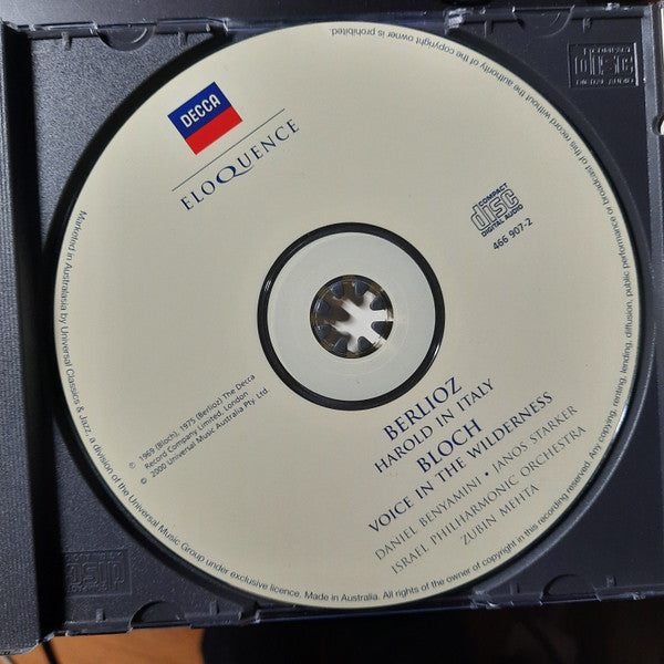 Berlioz*, Bloch* : Harold In Italy / Voice In The Wilderness (CD, Comp)